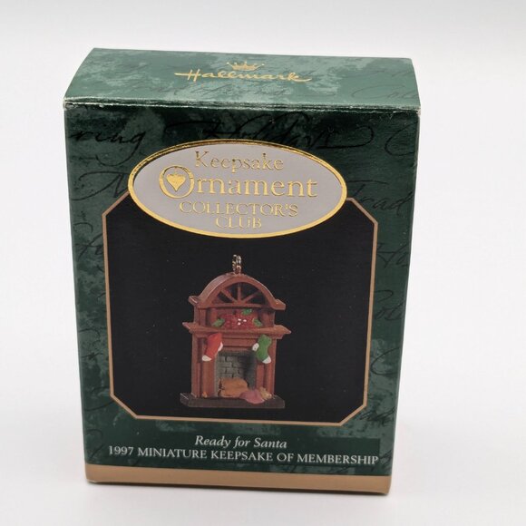 Hallmark Keepsake Ready for Santa 1997, Miniature Membership Exclusive Ornament - Picture 8 of 11